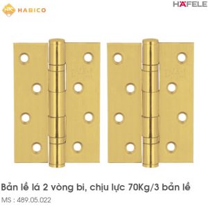 Bản Lề Lá 2 Vòng Bi 70Kg Hafele 489.05.022