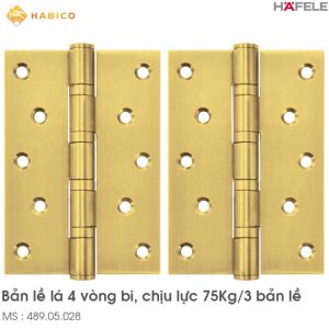 Bản Lề Lá 4 Vòng Bi Hafele 489.05.028