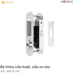 Bộ khóa âm cho cửa trượt Hafele 499.65.105