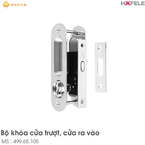 Bộ khóa âm cho cửa trượt Hafele 499.65.105