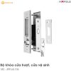 Bộ khóa âm cho cửa trượt WC Hafele 499.65.106