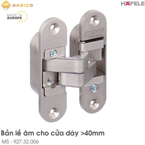 Bản lề âm điều chỉnh 3d Hafele 927.32.006