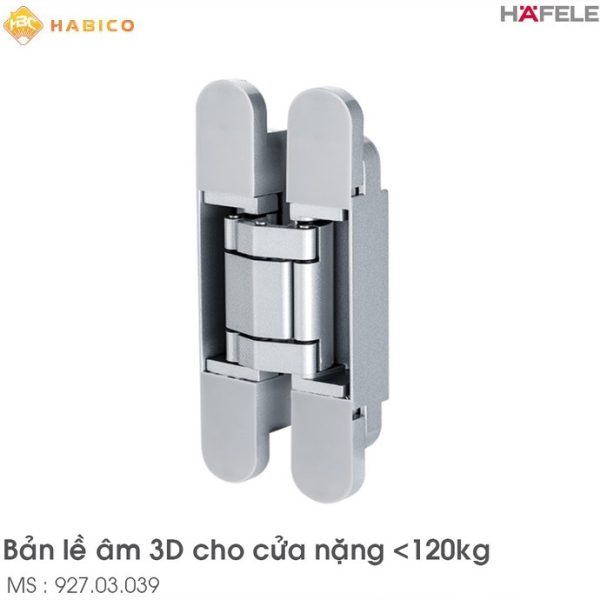 Bản lề âm cửa 120kg Hafele 927.03.039