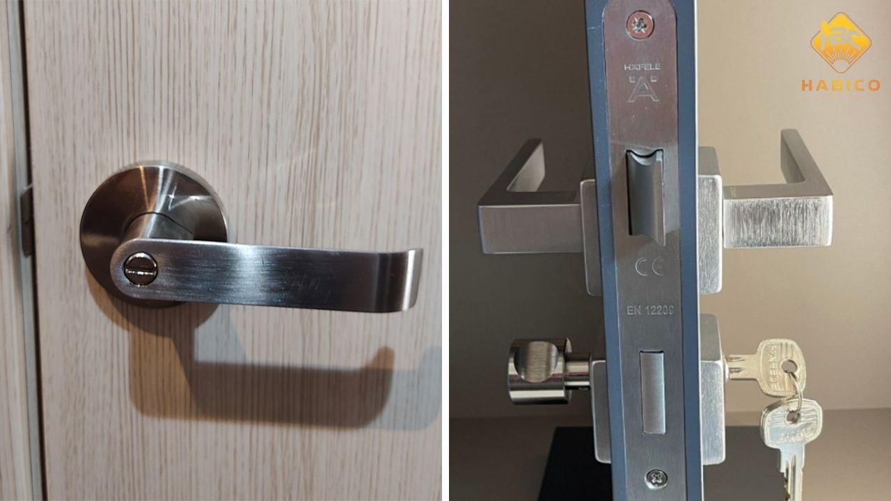 Khóa Tay Gạt Hafele Cho Cửa Phòng