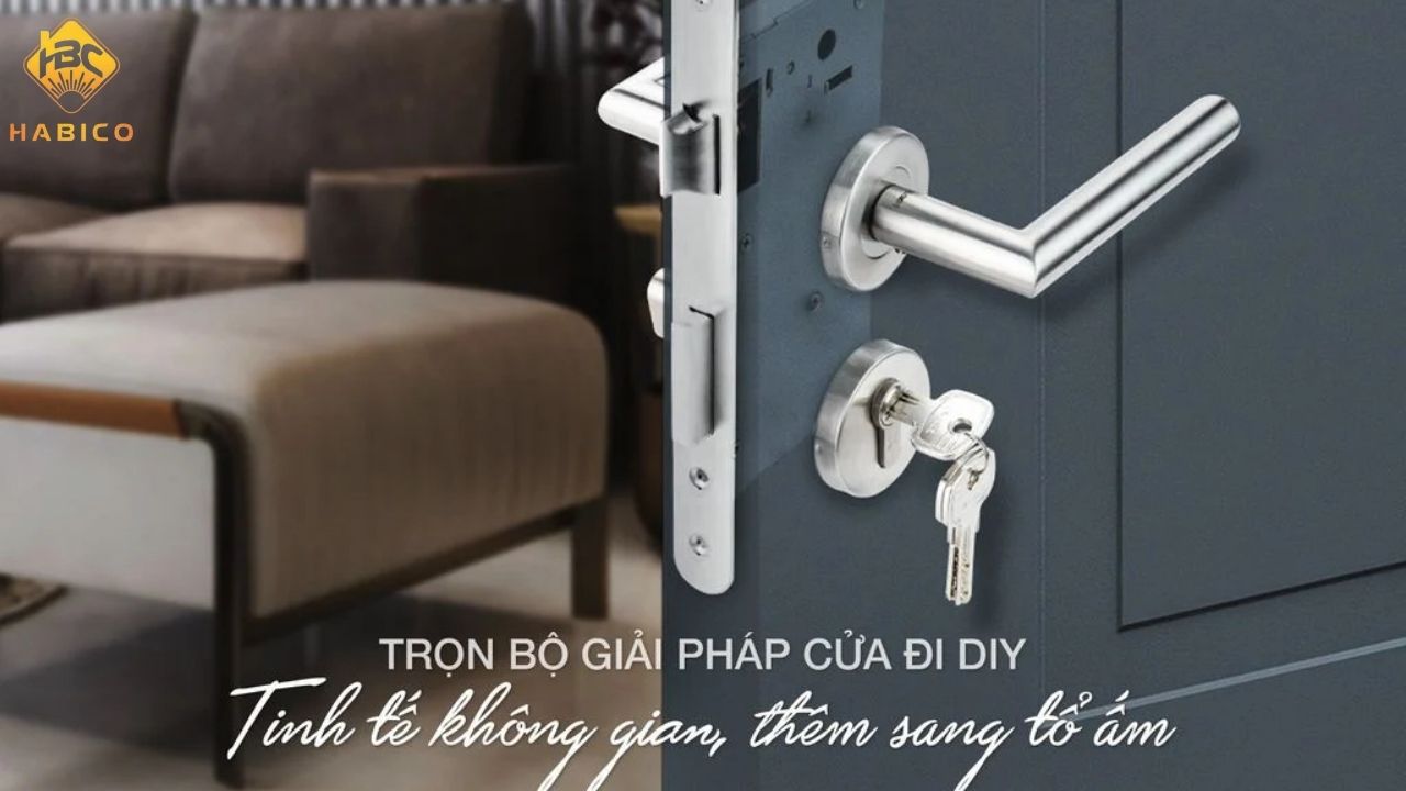 Khóa Tay Gạt Hafele Cửa Đi