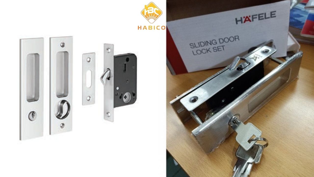 Khóa âm cho cửa trượt Hafele