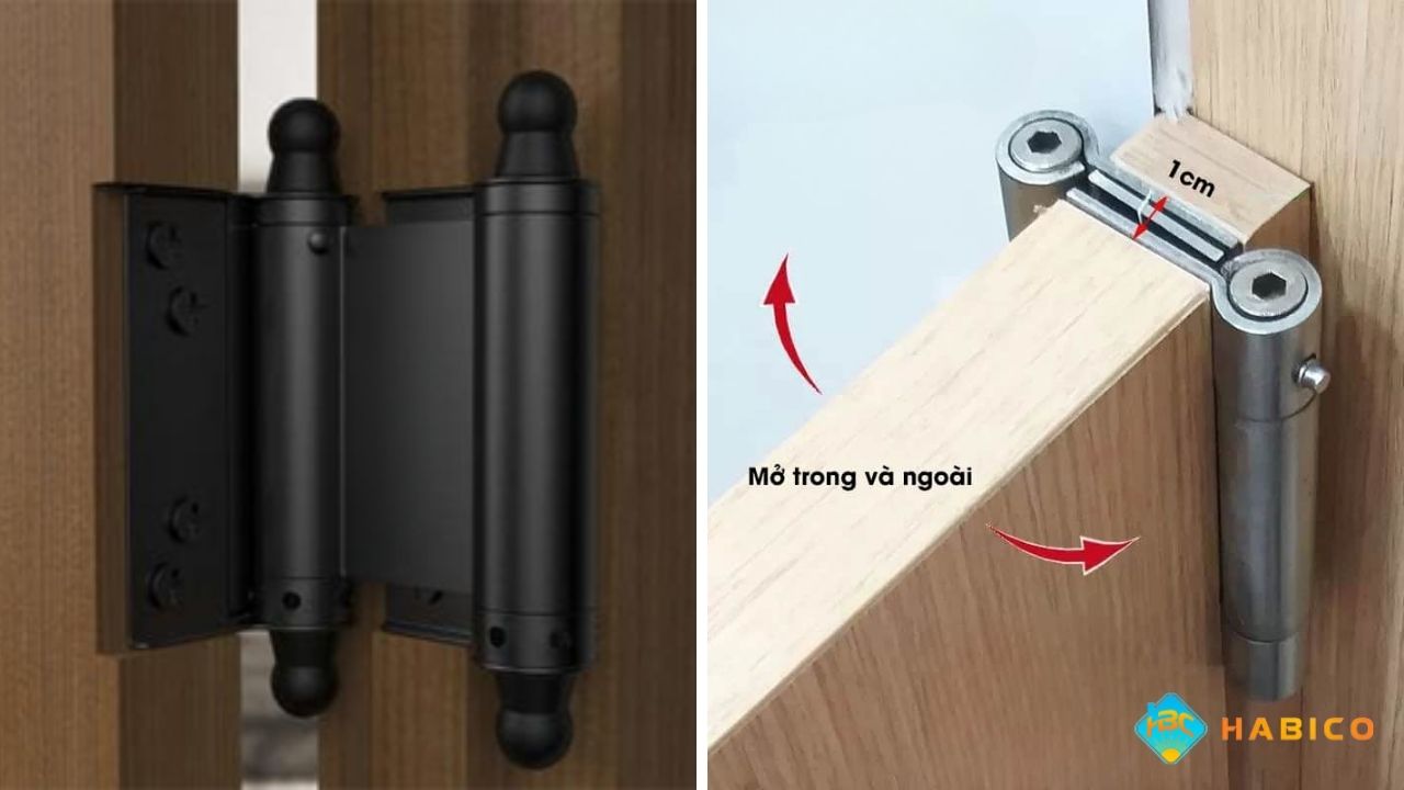 Bản lề cửa Hafele bật 2 chiều