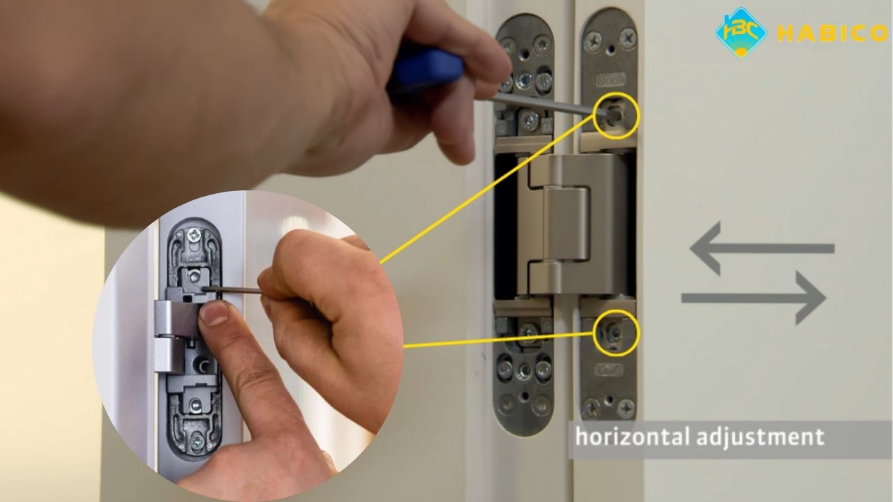Cách Chỉnh Bản Lề Âm Cửa Gỗ