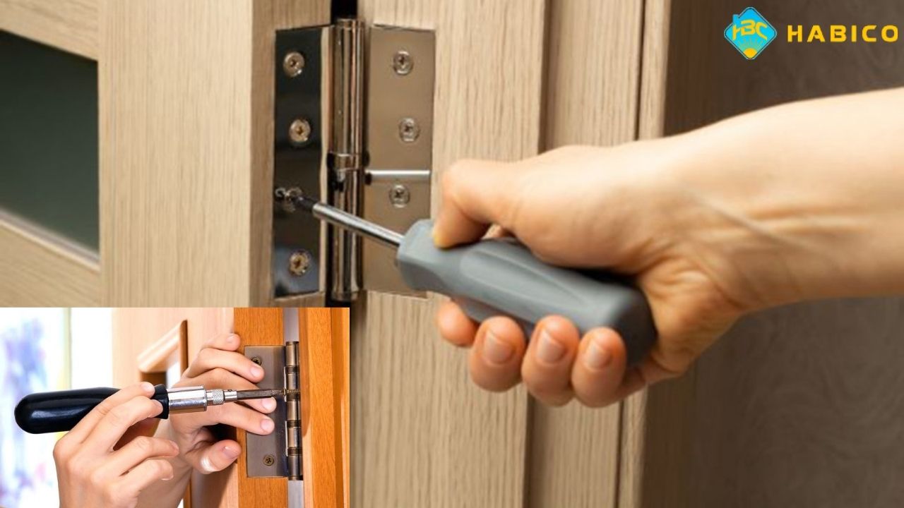 Cách Chỉnh Bản Lề Lá Cửa Gỗ