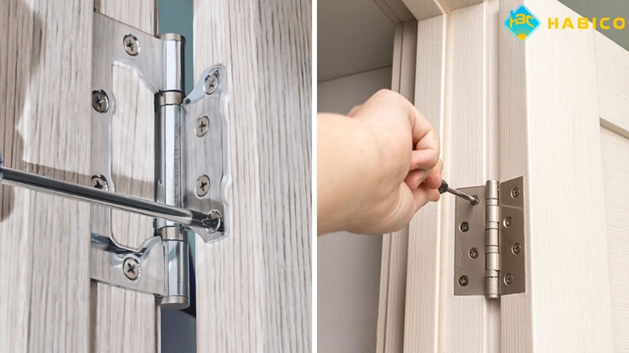Cách Lắp Bản Lề Cửa Gỗ Đúng Kỹ Thuật