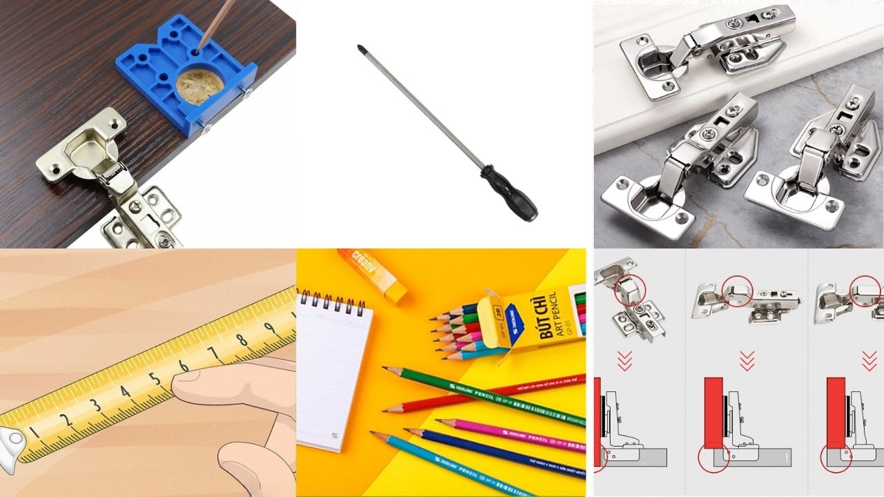 Chuẩn Bị Trước Khi Lắp Bản Lề Giảm Chấn