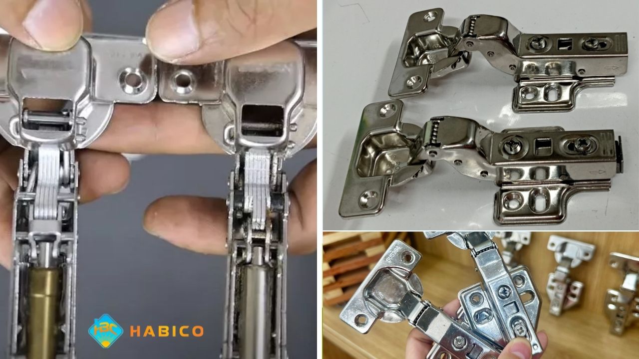 Nên chọn chất liệu bản lề giảm chấn loại nào
