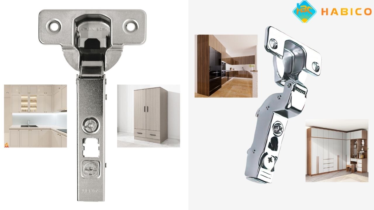 Ứng dụng thực tế của bản lề giảm chấn thẳng và cong