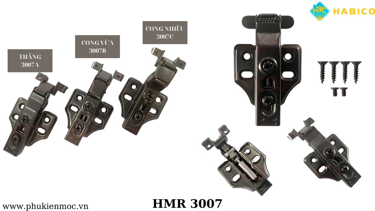 Các Phiên Bản Của Bản Lề Bật Cánh Kính Khung Nhôm Hammered 3007